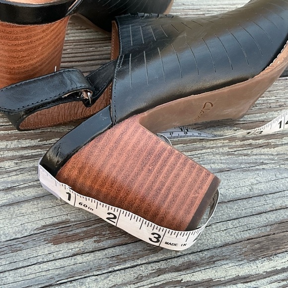 Clarks Black Mules with Decorative Lace Details - Picture 5 of 8